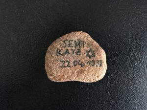 Semi Katz, Gedenkstein April 2021