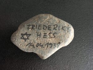 Friederike Hess, Gedenkstein April 2021